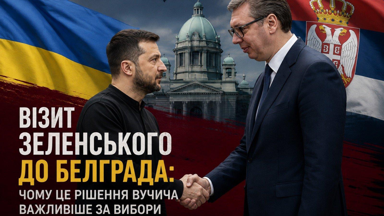 Зеленський у Белграді: момент, коли державний інтерес виявився важливішим за вибори