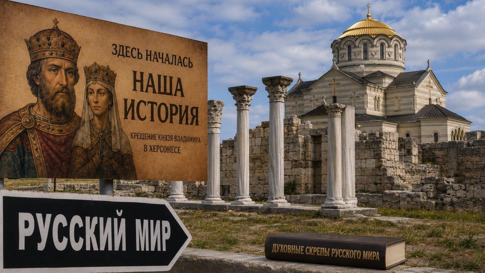 Від Хрещення Русі до «русского міра»: як окупанти в Криму привласнюють історію Володимира та Анни