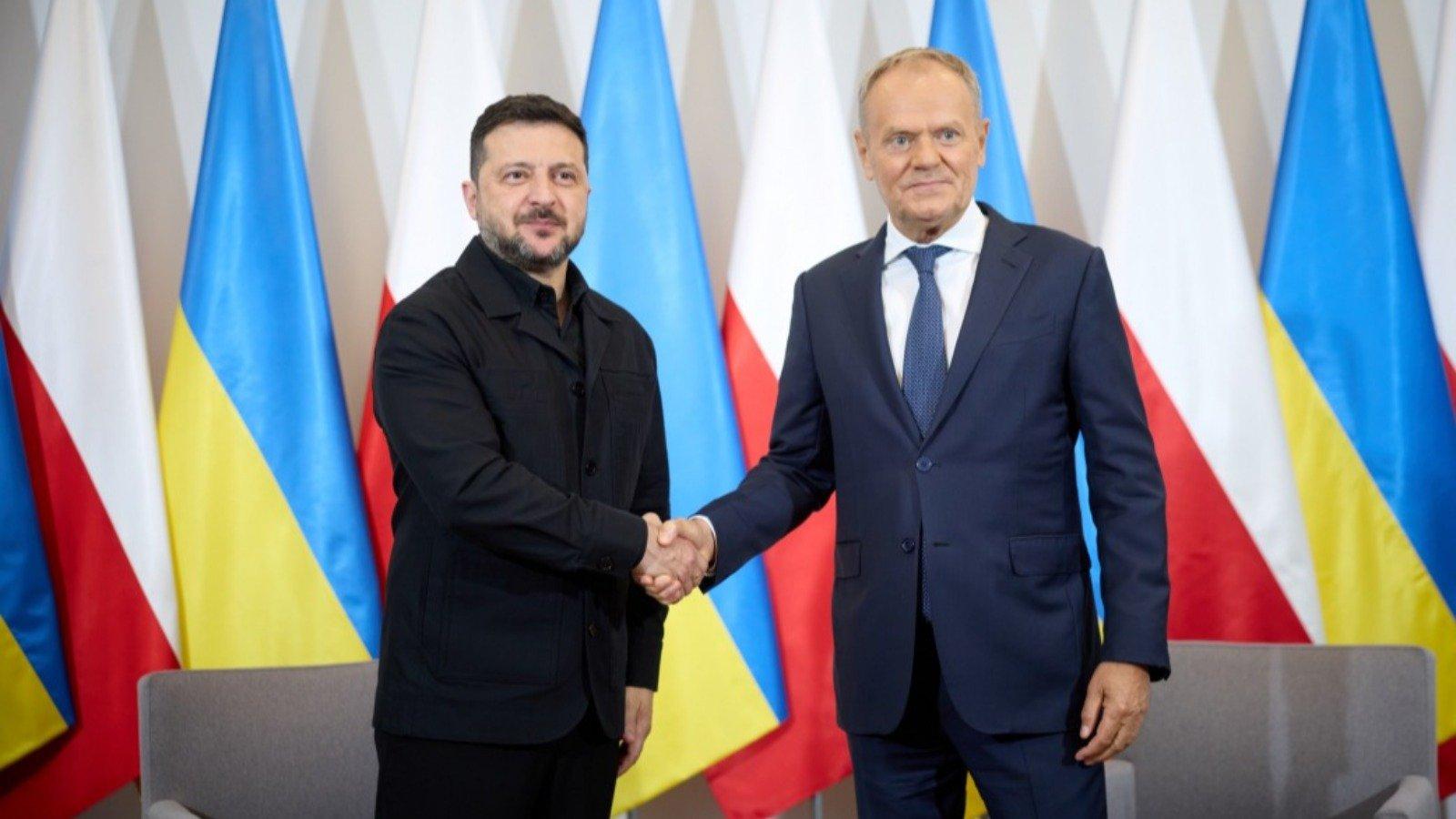 Зеленський та Туск провели зустріч: протиповітряна оборона, розв'язання історичних суперечок та протидія злочинам на ґрунті ненависті