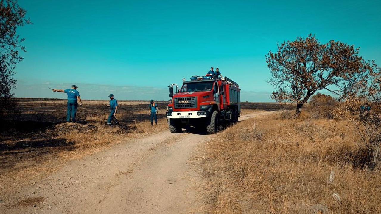 В окупованому Криму оголошено екстренне попередження про надзвичаний стан пожежної небезпеки