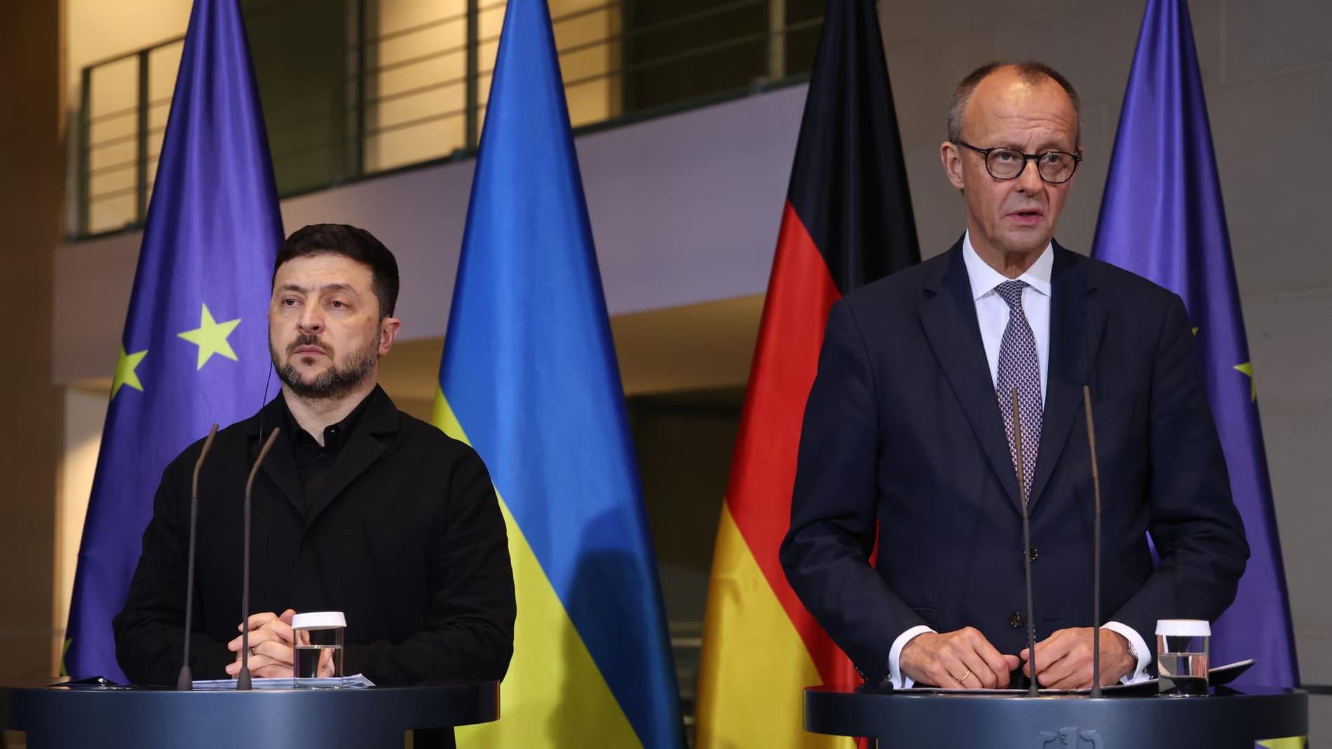 «Можливо вперше з моменту початку повномасштабного вторгнення росії, досягнення перемир'я здається можливим», - канцлер Німеччини щодо переговорів в Берліні між Україною та США