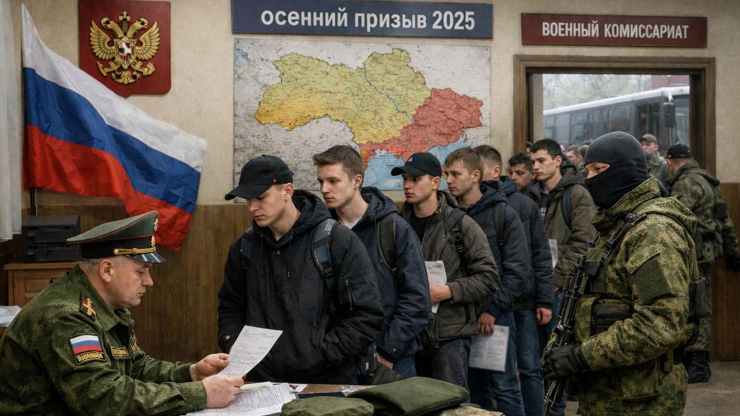 Підготовка та проведення осіннього призову 2025 року на тимчасово окупованих територіях України: куди відправляють призовників