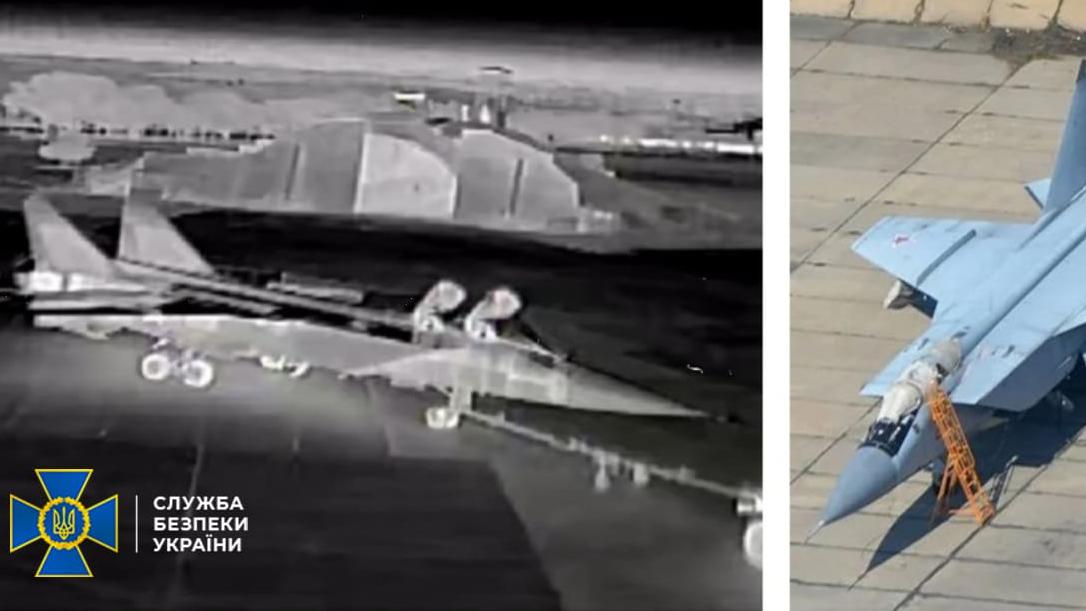 СБУ вразила на аеродромі Бельбек літак МіГ-31 із повним боєкомплектом на орієнтовно $30–50 млн