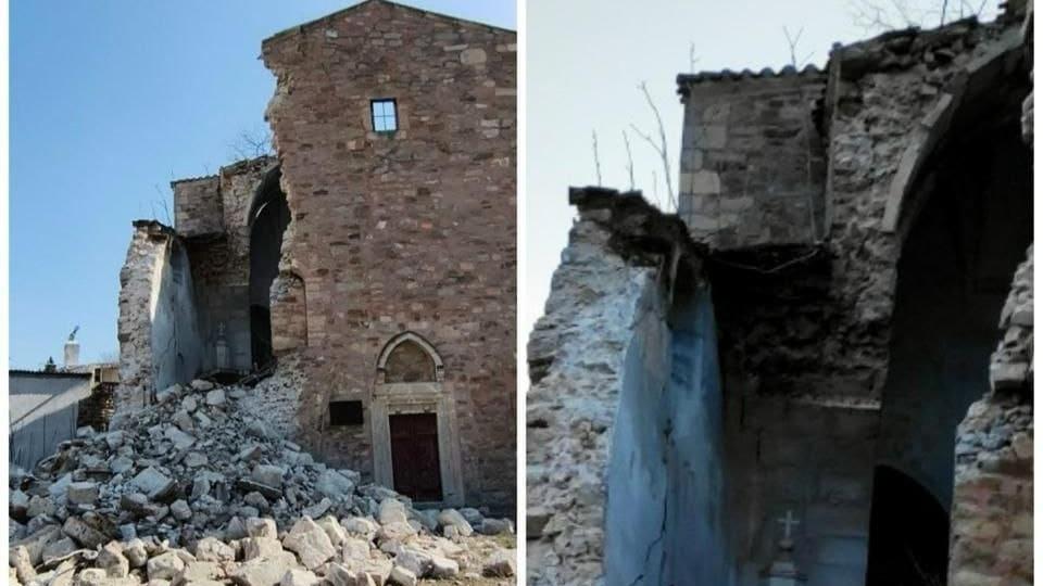 Руйнується на очах: у вірменському храмі у Феодосії обвалився бічний вівтар