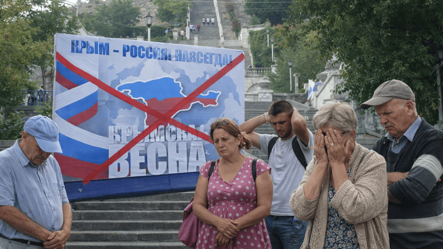 У Керчі не святкували річницю «воззʼєднання з Росією» – боялися «прильотів»