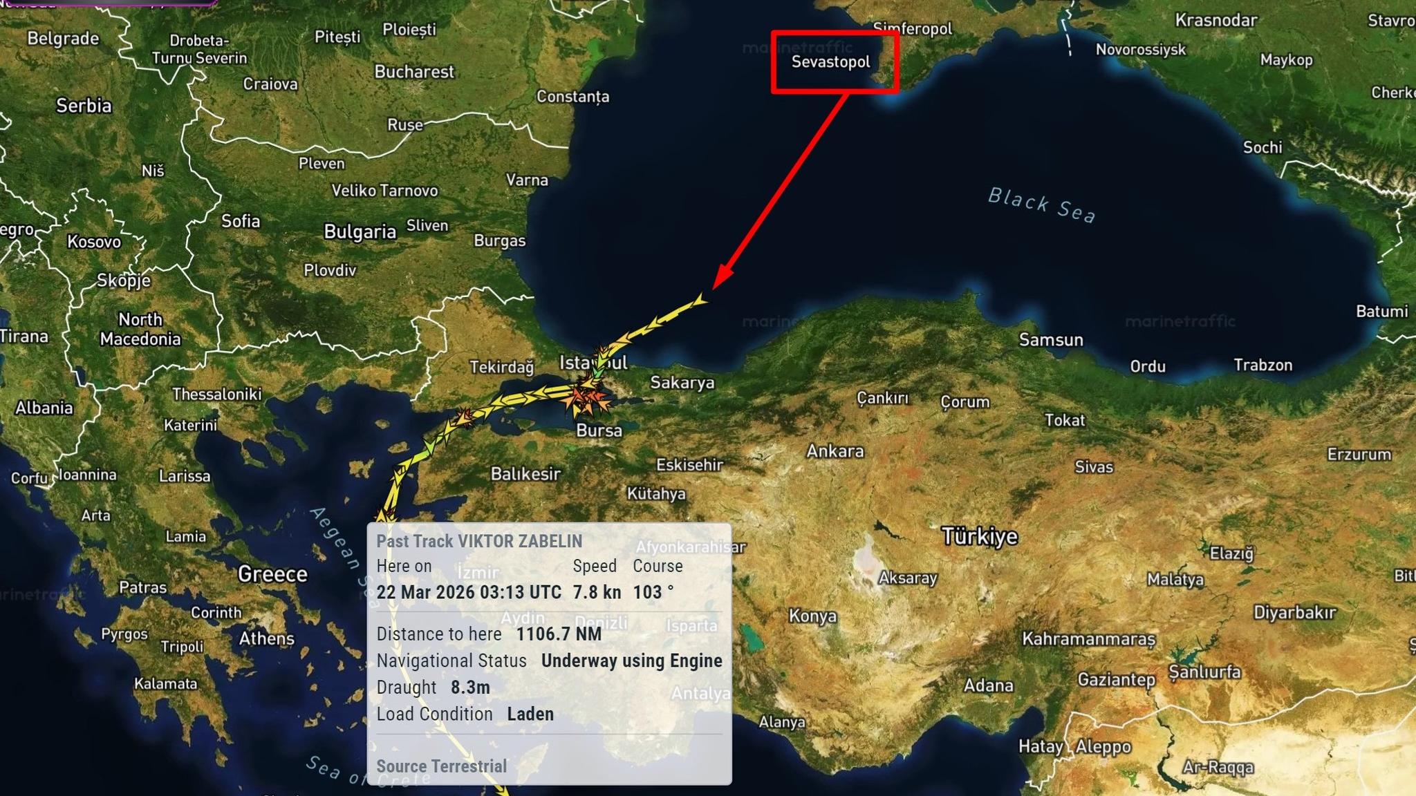 Метал замість зерна: Росія розширює номенклатуру грабунку через порти Севастополя