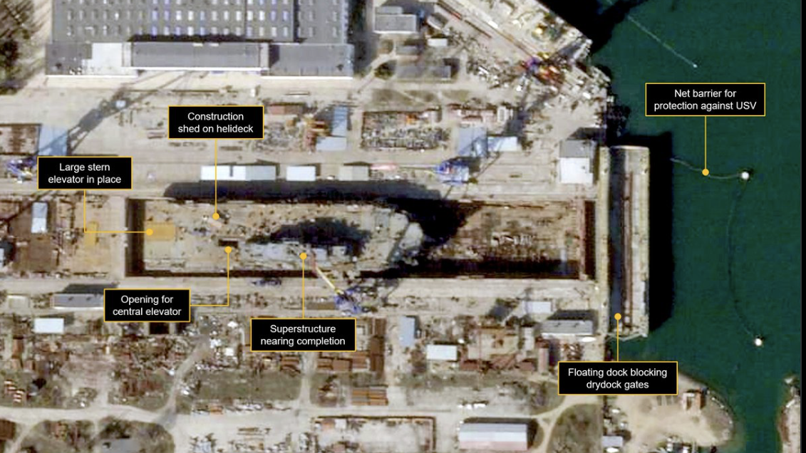 Міраж імперських амбіцій у керченському доку: навіщо Росія будує авіаносці в окупованому Криму?