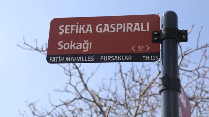 Одну з вулиць Туреччини назвали на честь кримськотатарської журналістки Шефіки Гаспринської