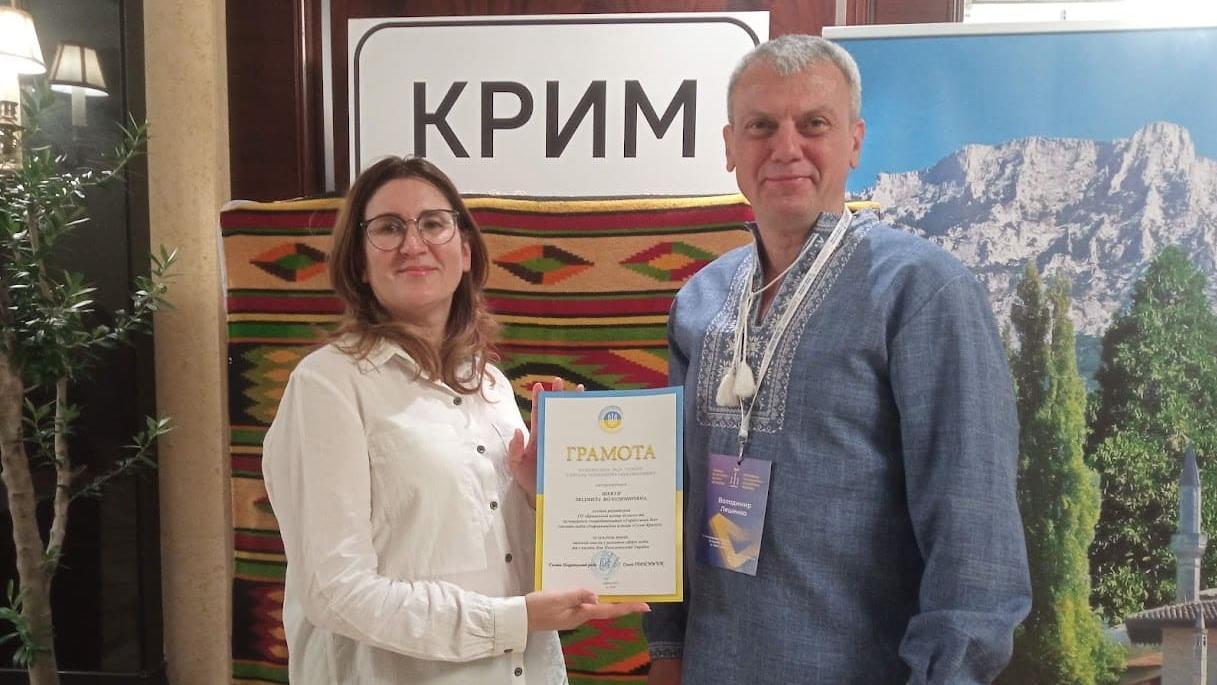 Головну редакторку "Голос Криму" нагороджено грамотою Національної ради України з питань телебачення і радіомовлення
