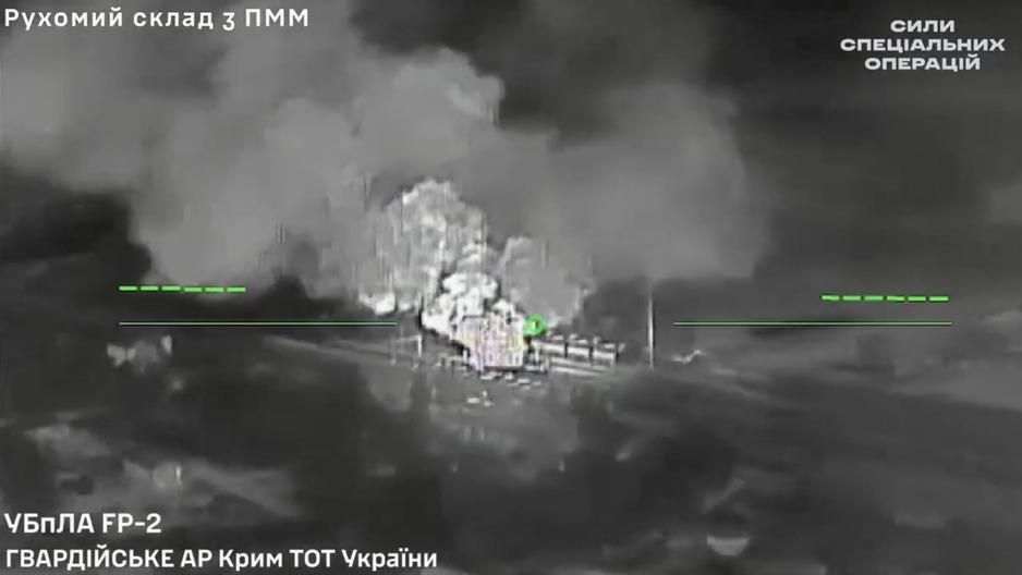 Сили спеціальних операцій знищує нафтобазу та логістичні об’єкти ворога на території окупованого Криму